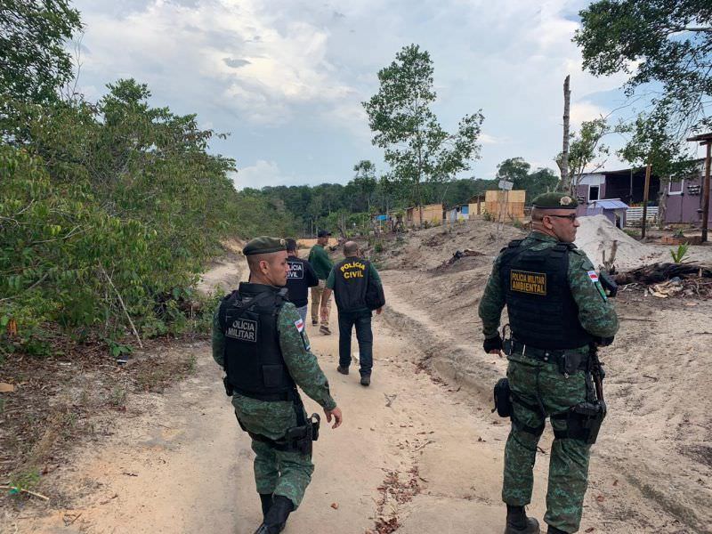 Polícia investiga crime ambiental e apoio de facção na 'Monte Horebe'