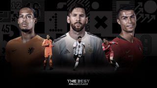 Messi, Ronaldo e Van Dijk disputam prêmio de melhor do mundo