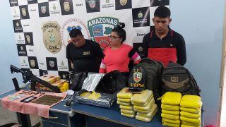 Drogas, armas e munições são apreendidas em Coari