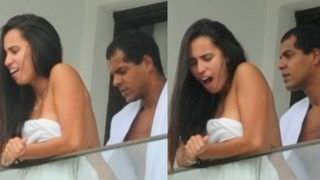 Ator da Globo é flagrado fazendo sexo em varanda de hotel e fotos viralizam