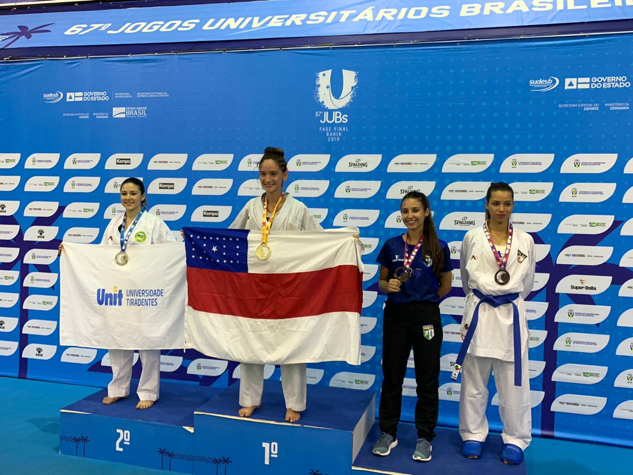 Karateca amazonense é ouro nos Jogos Universitários Brasileiro
