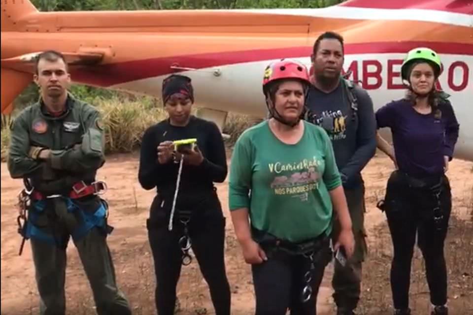 Bombeiros encontram turistas que estavam desaparecidos na Chapada
