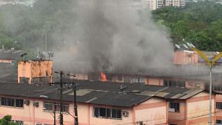 Vídeo: Incêndio no Conjunto Tocantins assusta moradores