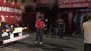 Incêndio atinge restaurante na zona Norte; duas pessoas ficam feridas