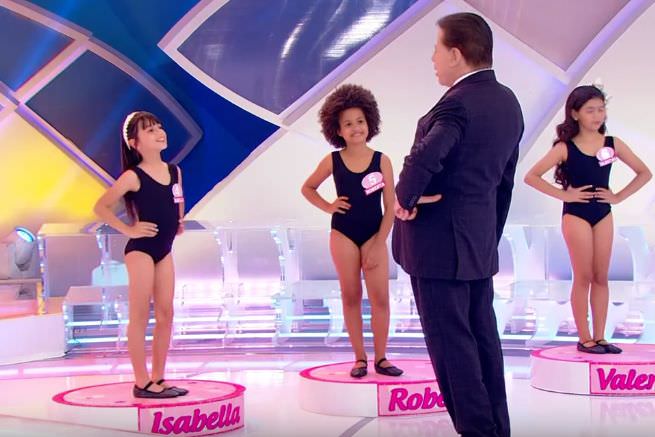 Concurso de miss infantil do programa Silvio Santos vira alvo da Promotoria