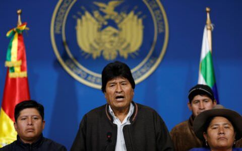 Evo Morales anuncia sua renuncia à Presidência da Bolívia neste domingo