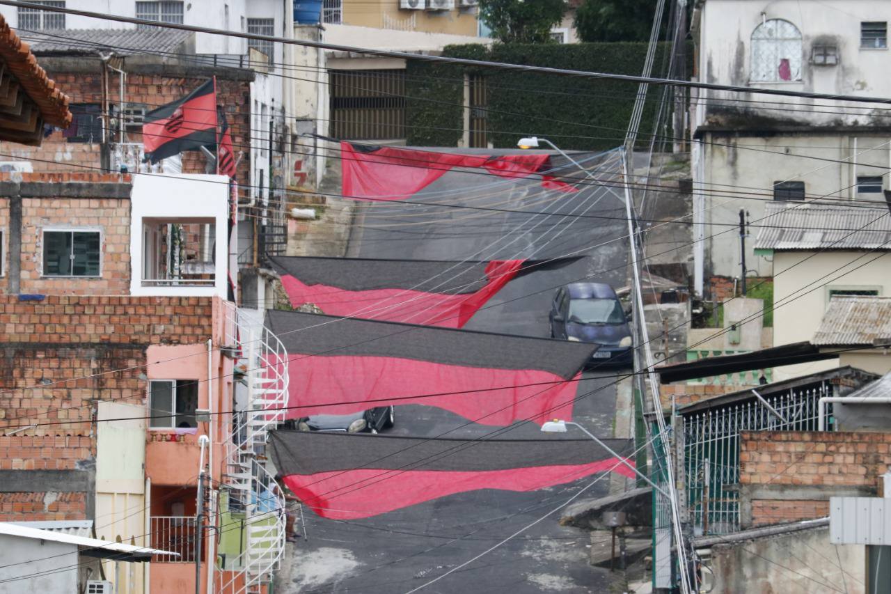 Em Manaus, final da Libertadores faz flamenguistas enfeitarem a cidade