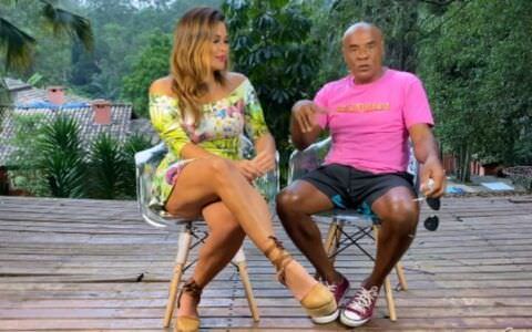 Após entrevista picante com Kid Bengala, Geisy o encontra em fila de banco