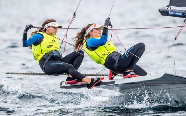 Martine e Kahena saltam para a liderança do Mundial da 49erFX