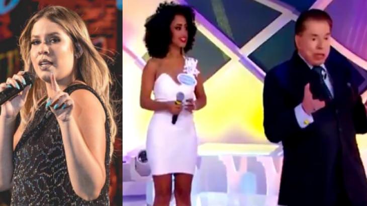 Cantora é ignorada por Silvio Santos e Marília Mendonça rebate