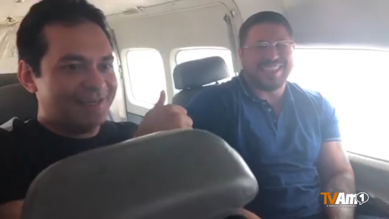 Vice-governador passa susto durante voo