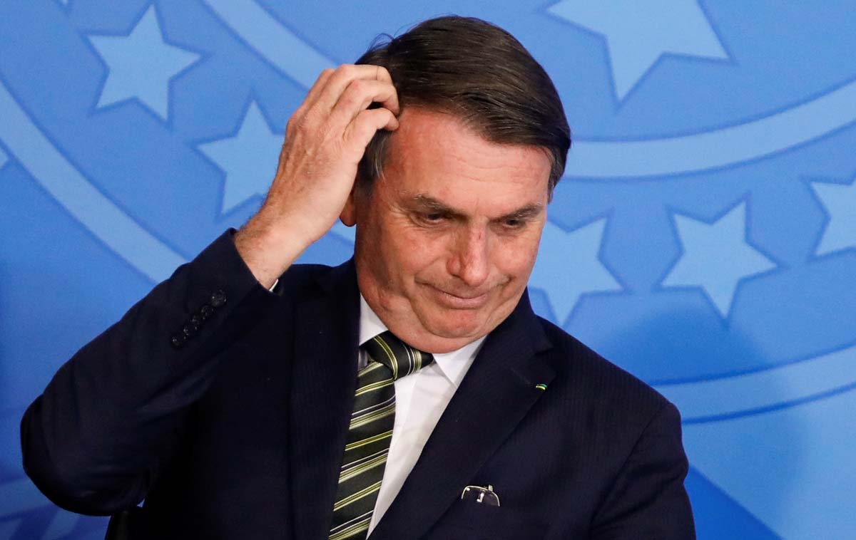 Popularidade de Bolsonaro despenca ao nível de Fernando Collor