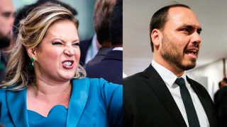 Joice Hasselman diz que Eduardo Bolsdonaro lidera ataques vituais