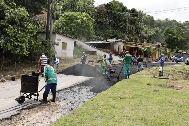Primeiro mutirão da prefeitura revitaliza 17 ruas na zona Leste