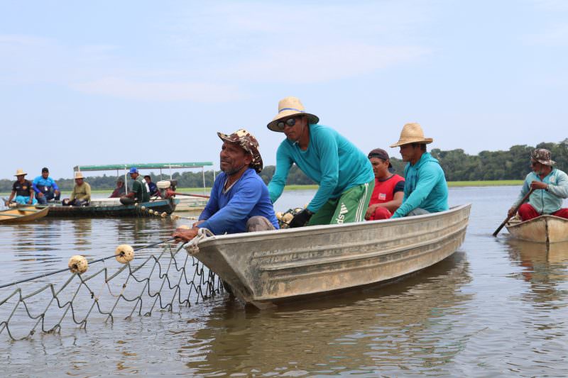 ADS abre inscrições para pescadores receberem subvenção econômica do pirarucu de manejo