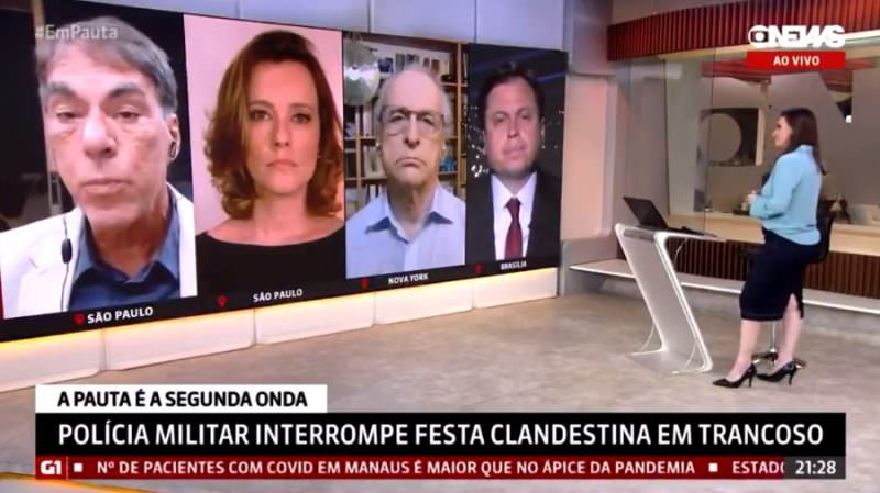 Jornalistas batem boca ao vivo durante programa na Globonews