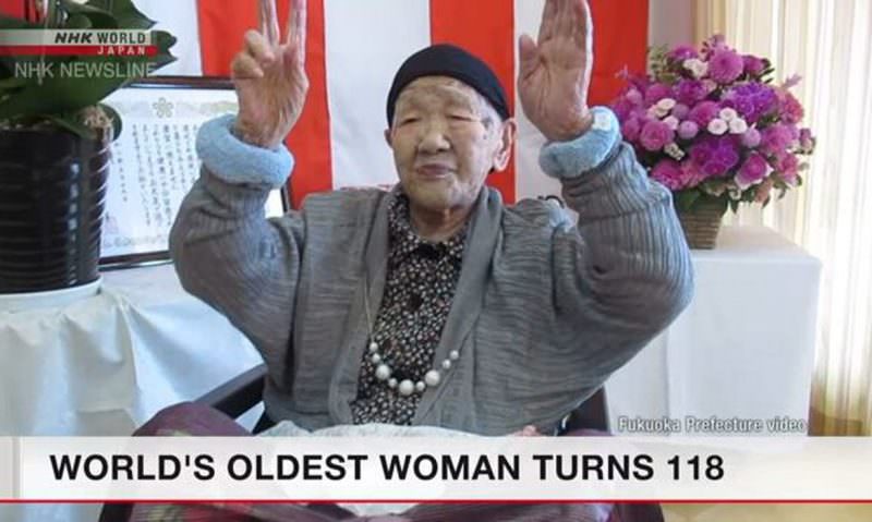 Mulher mais idosa do mundo completa 118 anos