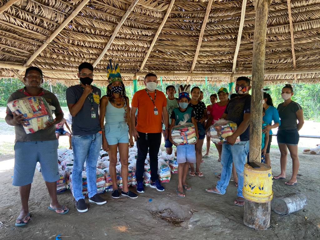 Aldeias indígenas recebem cestas básicas para diminuir impacto na pandemia