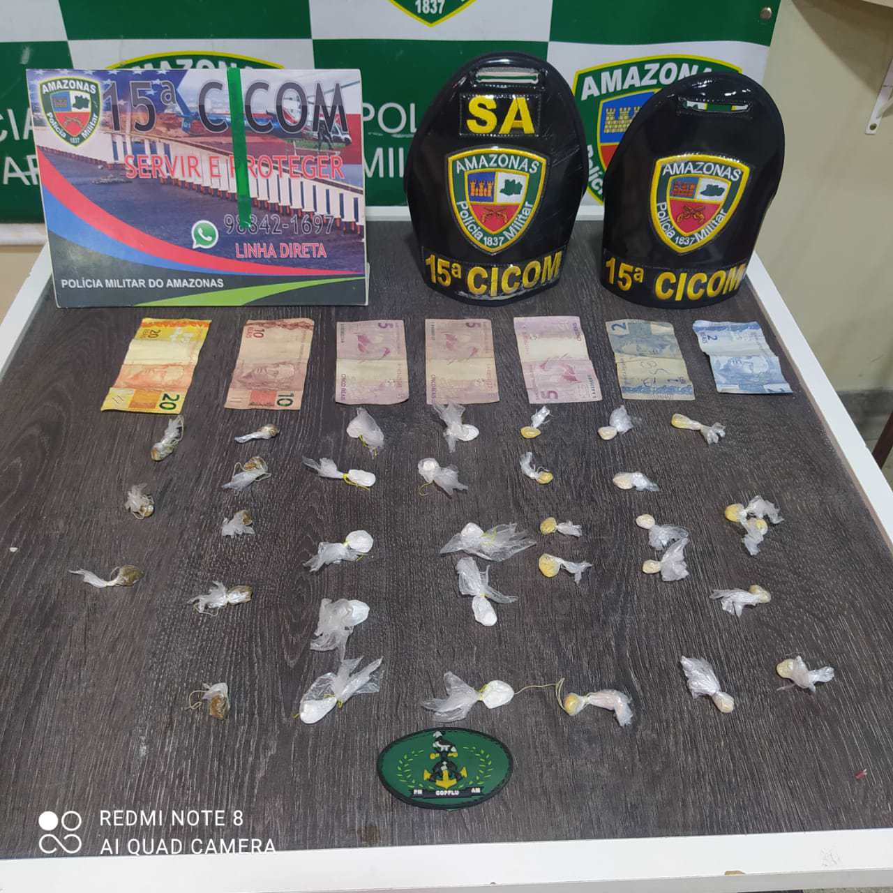 Durante fim de semana, 37 pessoas são presas e drogas são apreendidas em Manaus