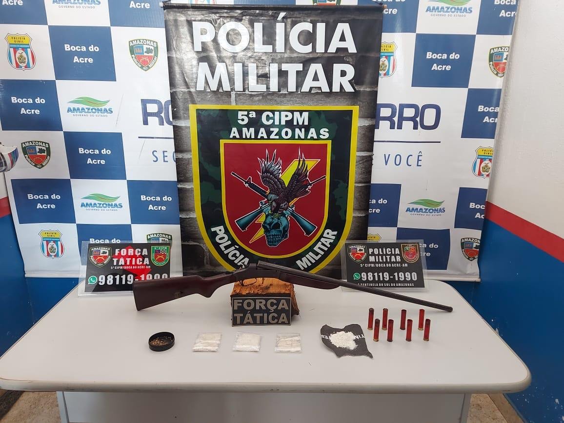 Boca do Acre: quatro pessoas foram detidas por envolvimento com tráfico de drogas