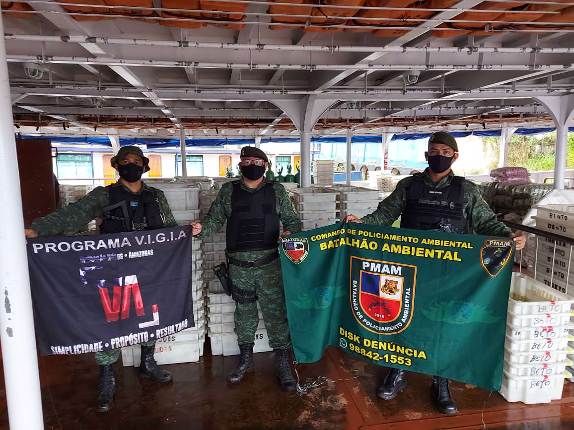 Operação flagra peixes ilegais avaliados em R$ 200 mil no AM