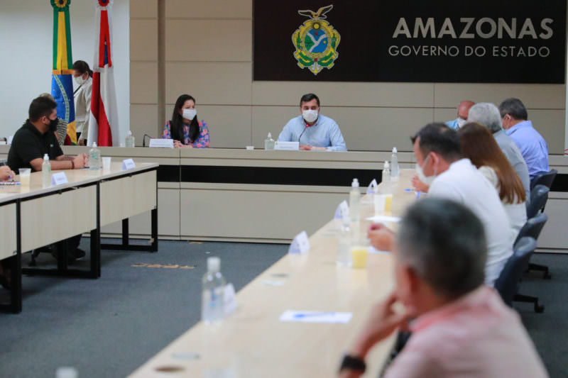 Wilson Lima se reúne com prefeitos do AM para discutir ações de melhorias para as cidades