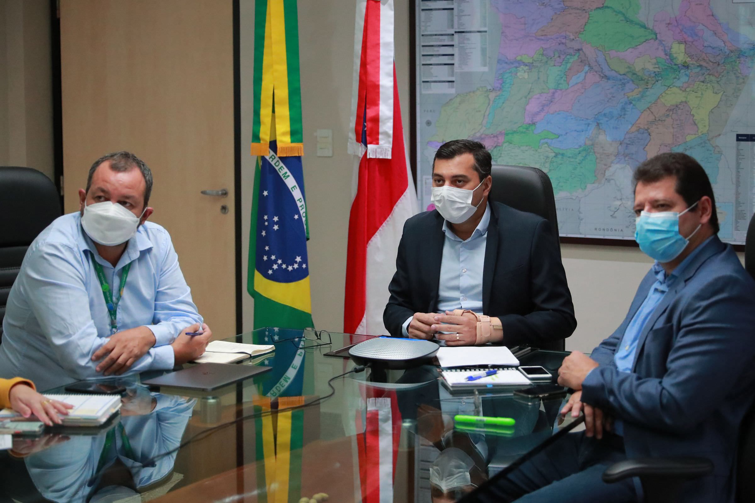 Wilson Lima apresenta ações do governo contra a pandemia em reunião virtual do Senado