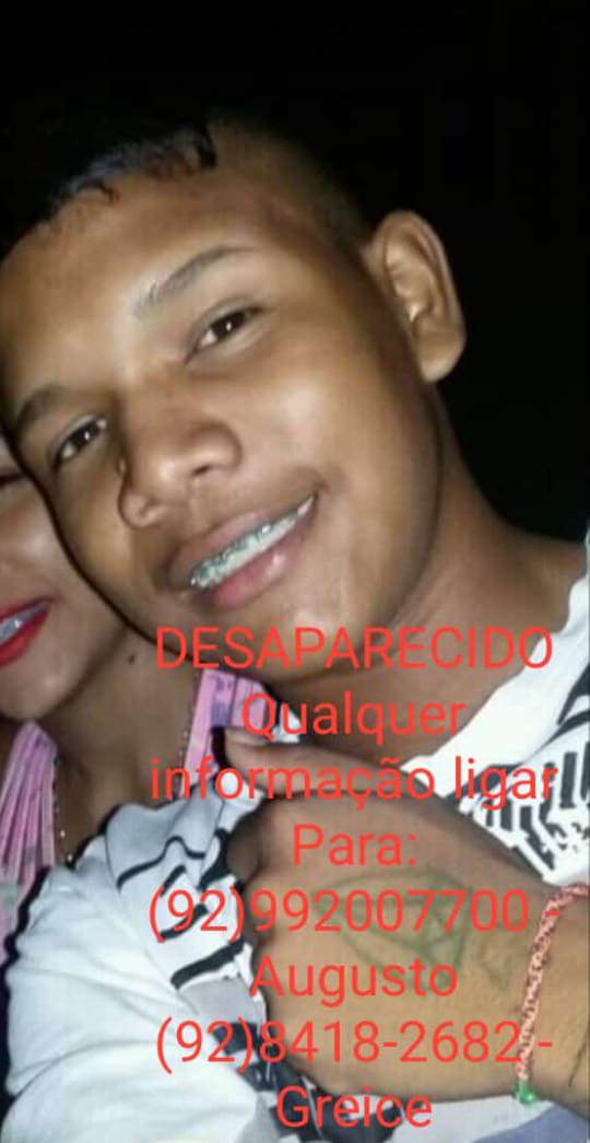 Polícia Civil solicita apoio da população em divulgação de imagem do jovem desaparecido no bairro Crespo