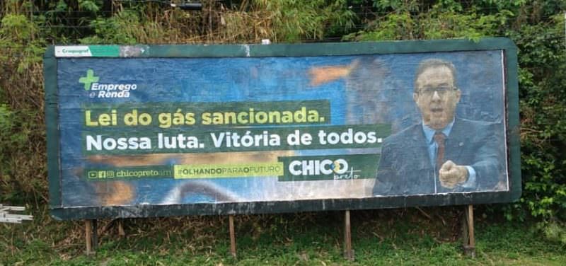 Lei do Gás: Chico Preto comemora aprovação do projeto
