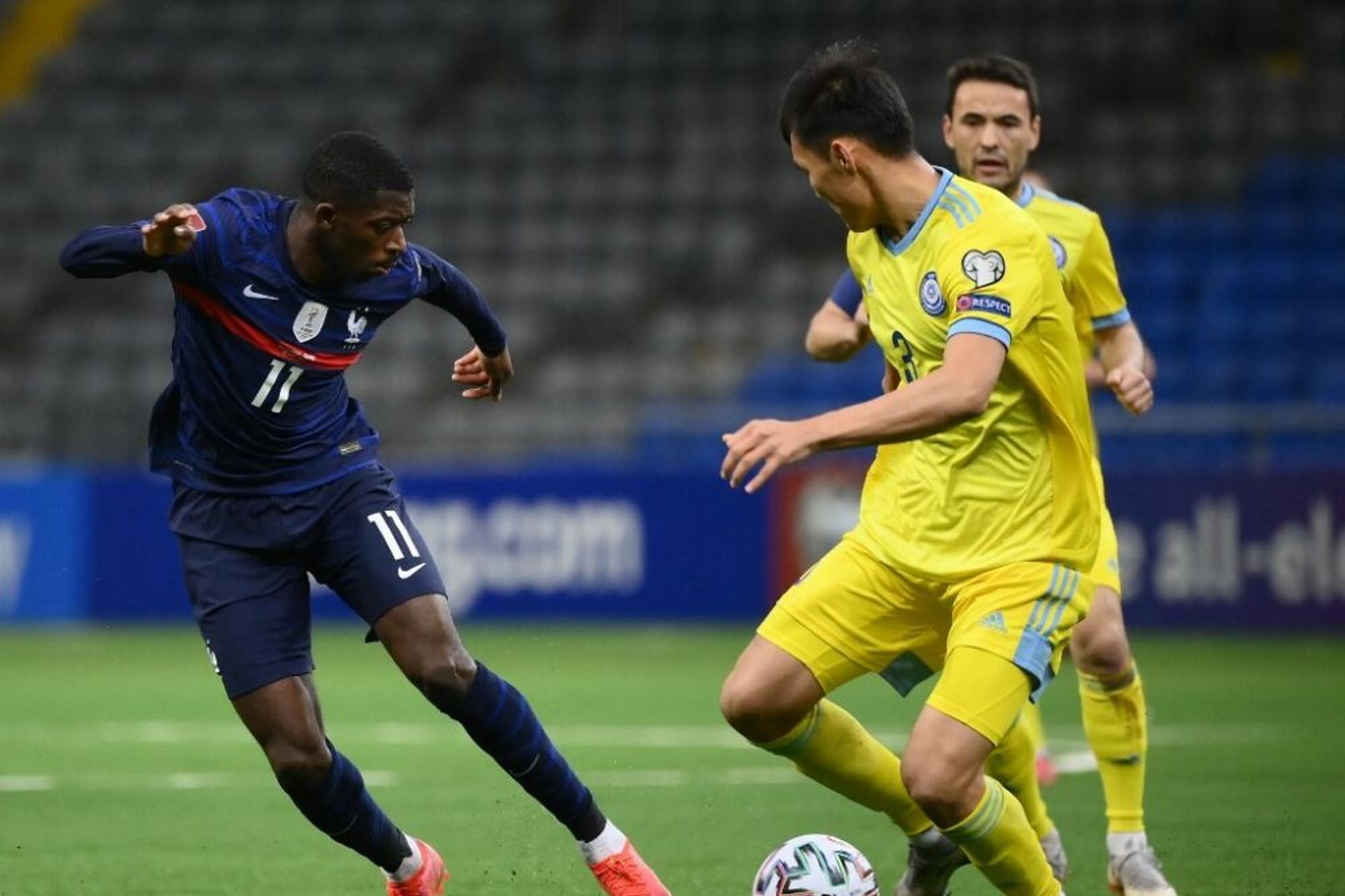 Eliminatórias: Mbappé perde pênalti, mas França vence o Cazaquistão