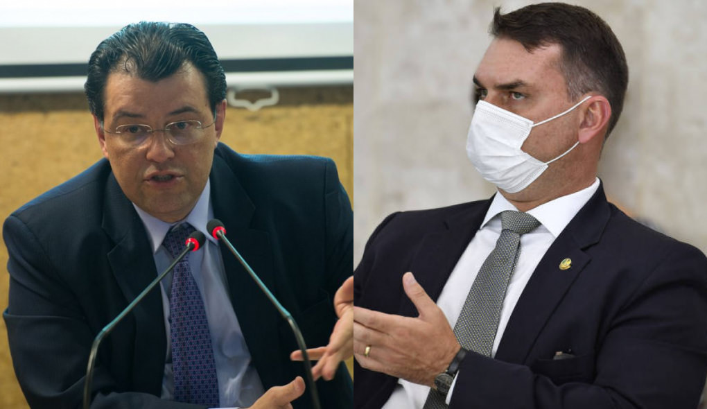 Braga ironiza e parabeniza Flávio Bolsonaro por usar máscara