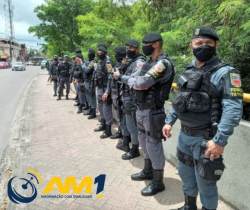 Em tiroteio com a polícia, três criminosos morrem e um fica paralítico em Manaus