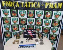 Prisões e apreensões de armas marcam a noite em Manaus