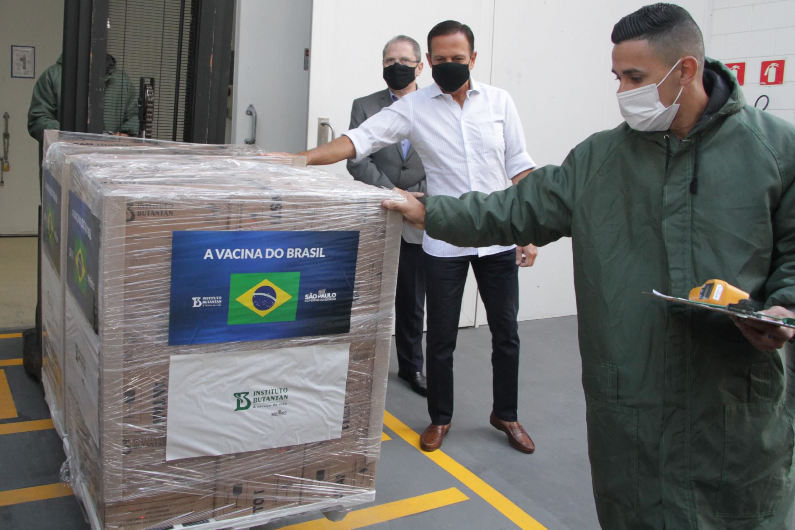 Ministério da Saúde recebe do Butantan 1,5 milhão de doses da Coronavac