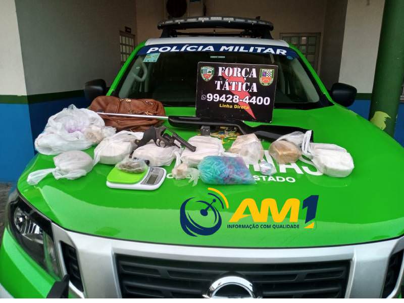 Força Tática prende homem que distribuía drogas na zona Leste