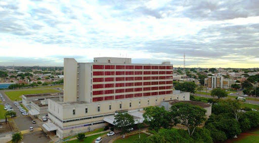 Hospital referência ao tratamento de covid-19