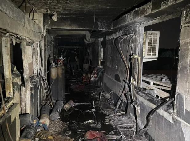 Mais de 80 pacientes com covid-19 morrem após incêndio em hospital