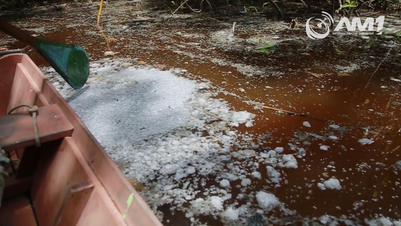 Lago do Aleixo sofre com poluição industri