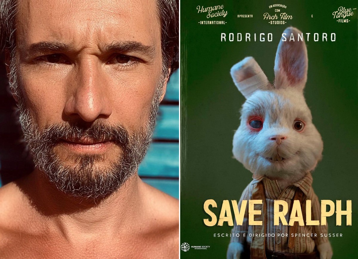 Rodrigo Santoro: ator dubla animação pela proibição de testes de cosméticos em animais