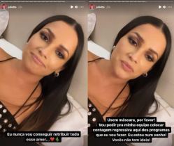 Juliette revela que gravou sua participação no 'Domingão do Faustão'