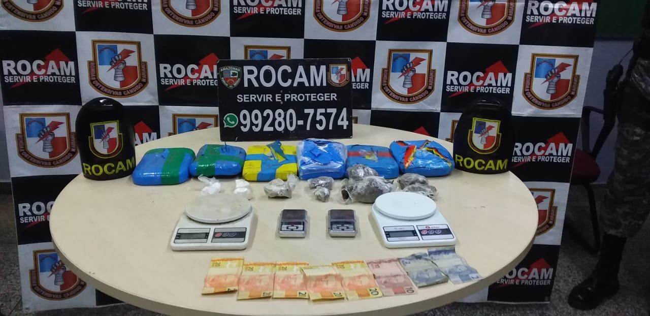 Jovem é detido com mais de 7 quilos de drogas em Manaus
