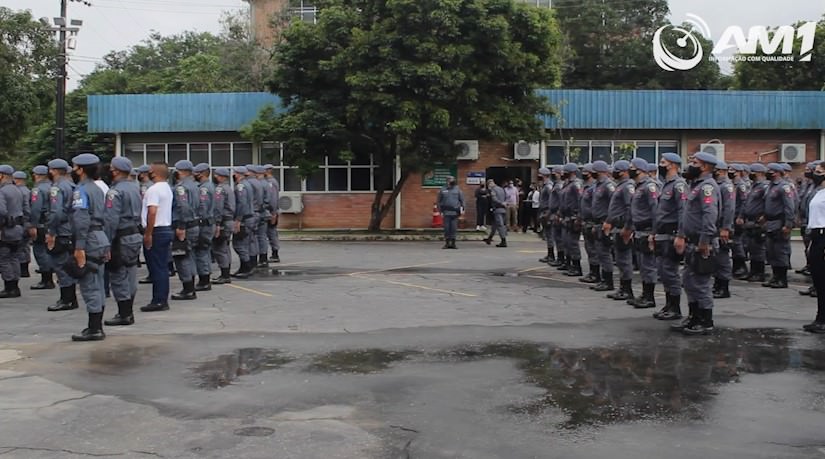 Alunos soldados da PM retomam aulas presenciais em Manaus