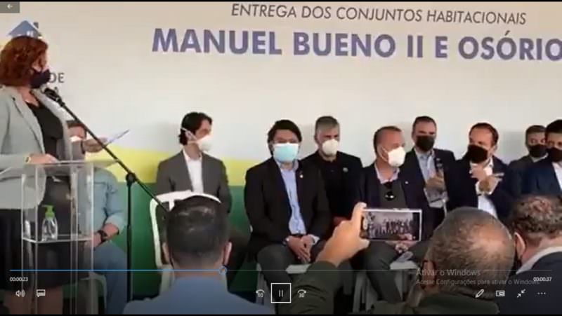 Vídeo: Zambelli e Doria batem boca durante evento em SP