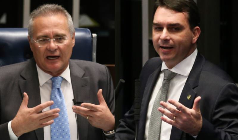 Flávio Bolsonaro aciona Conselho de Ética contra Calheiros: 'incrimina testemunhas'