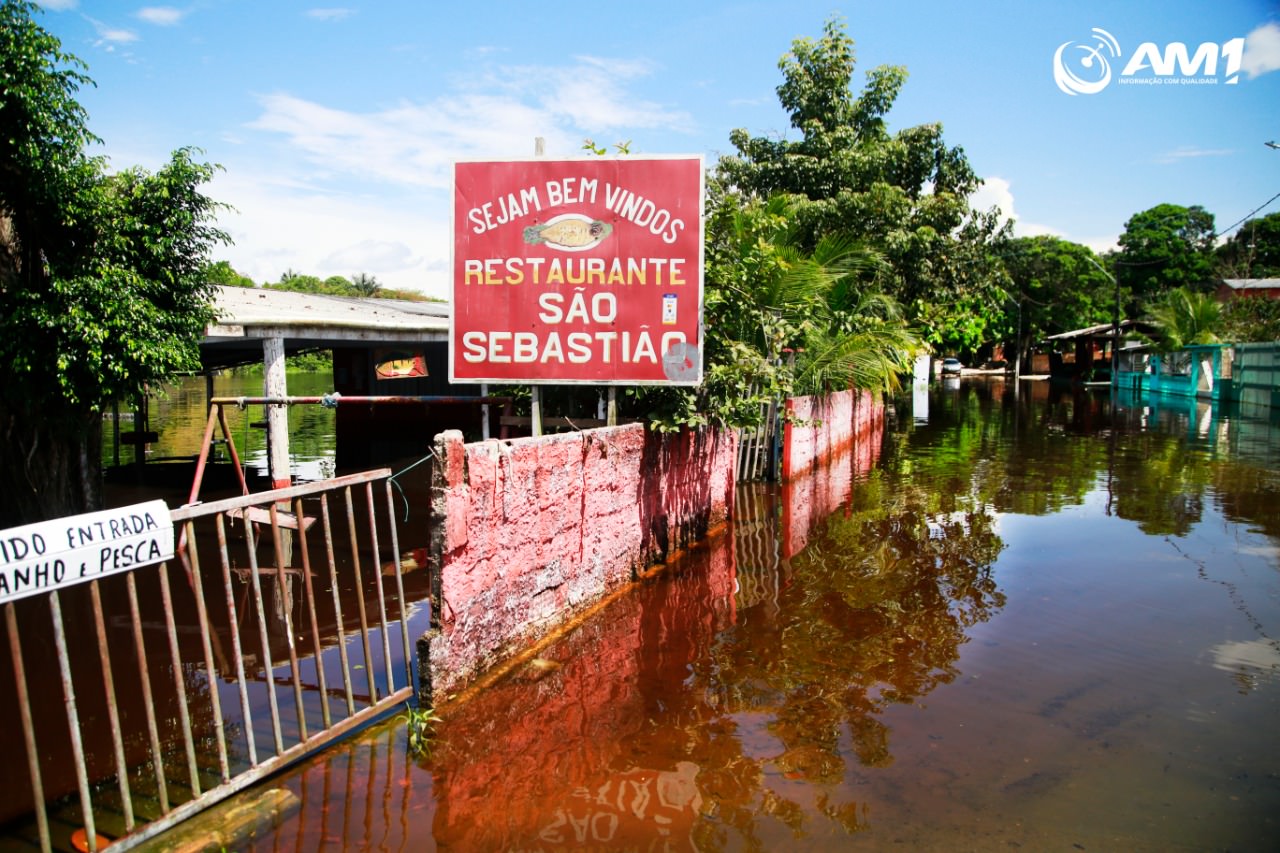 Microempresários acumulam prejuízos na cheia e cobram Prefeitura de Manaus