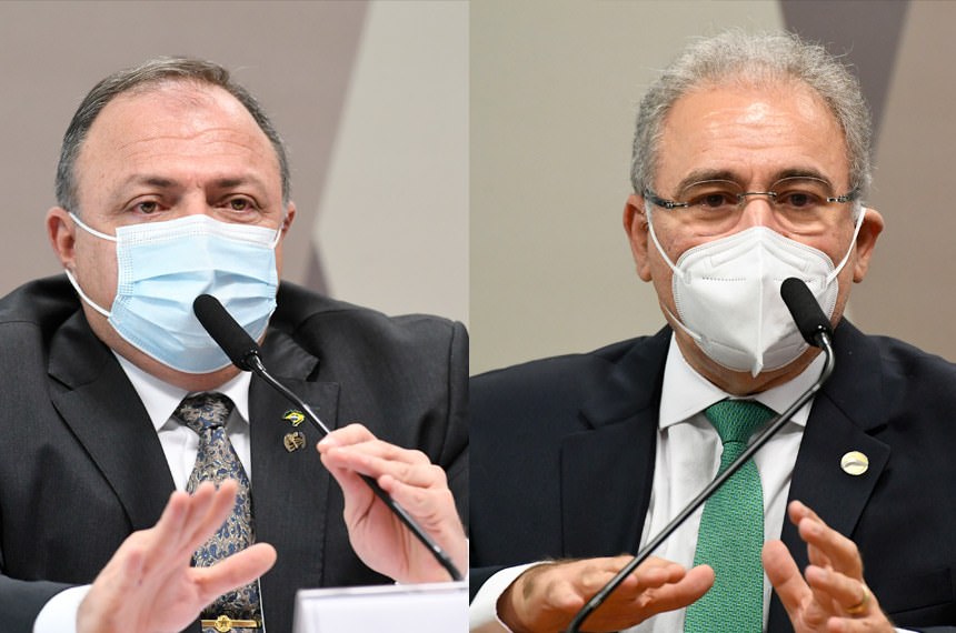 Foto Agência Senado_Pazuello e Queiroga