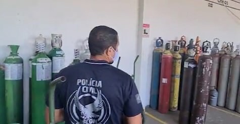 Operação 'Oxida' interdita estabelecimento de envase de gases industriais e medicinais