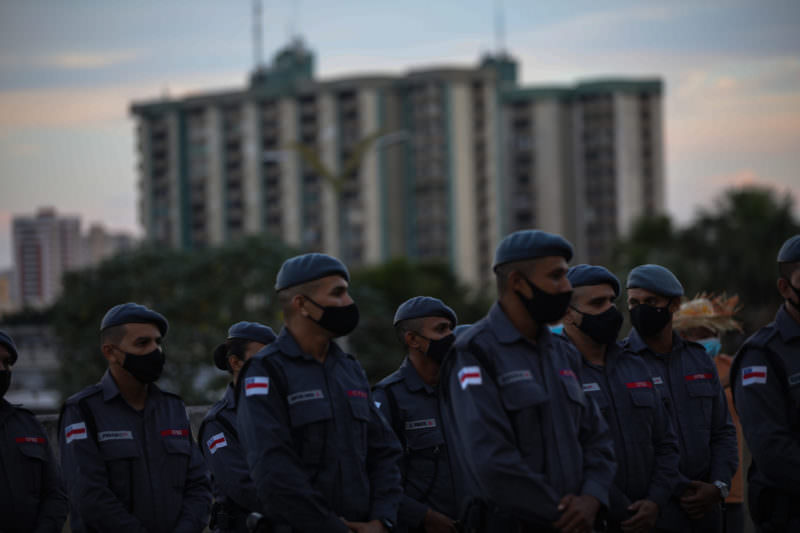 Polícia militar viradão de vacinação 