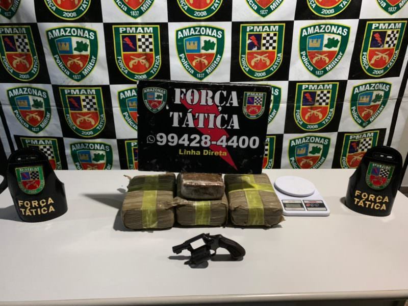 Adolescente é apreendido com 7kg de entorpecentes em Manaus