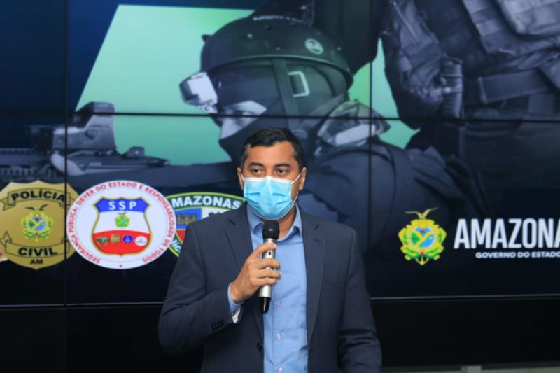 Wilson Lima anuncia concurso público com 2.525 vagas para segurança pública